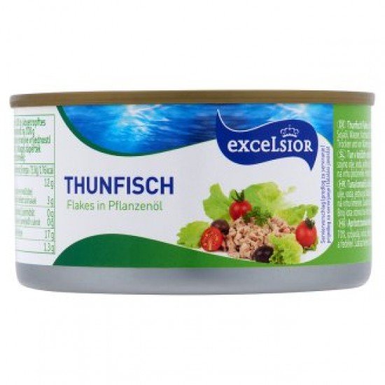 Excelsior tonhal aprított növényi olajban 185g Excelsior tonhal aprított növényi olajban 185g