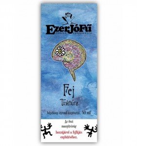Ezerjófű Fej tinktúra 50ml