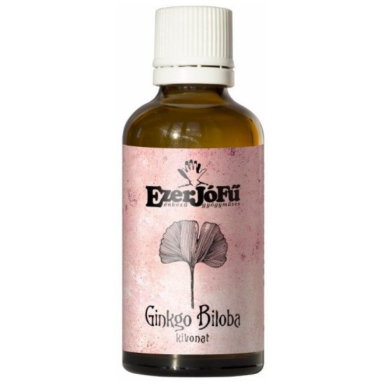 Ezerjófű Ginkgo biloba glicerines kivonat 50ml