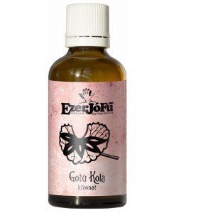Ezerjófű Gotu kola glicerines kivonat 50ml Ezerjófű Gotu kola glicerines kivonat 50ml