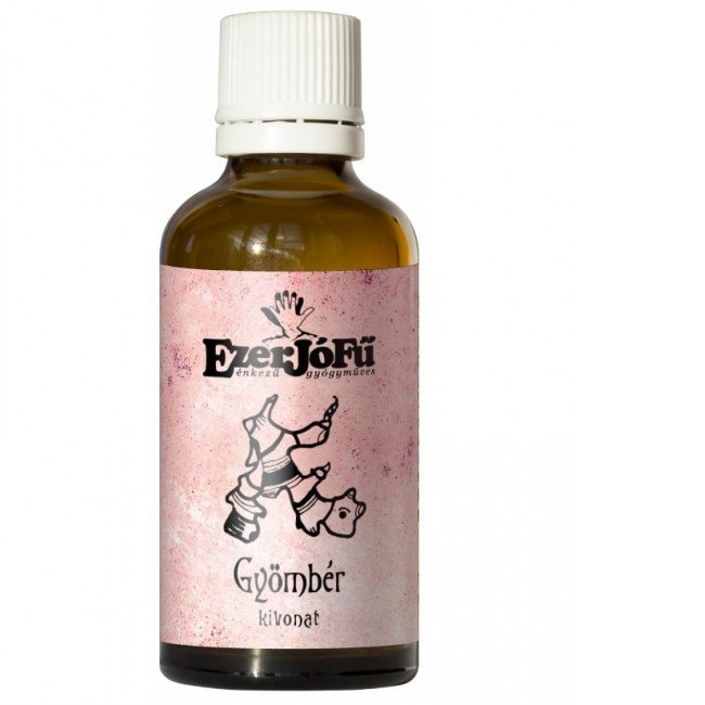 Ezerjófű Gyömbér glicerines kivonat 50ml Ezerjófű Gyömbér glicerines kivonat 50ml