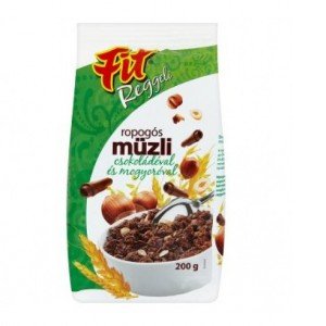 Fit reggeli ropogós műzli csoki-Mogyoró 200g 
