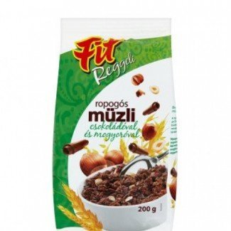 Fit reggeli ropogós műzli csoki-Mogyoró 200g 