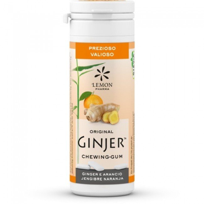 Ginjer gyömbéres-narancsos rágó 30g