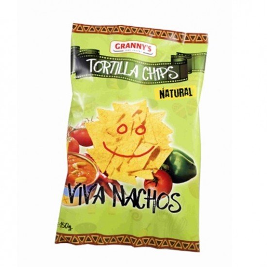 Grannys enyhén sós tortilla chips gluténmentes 60g