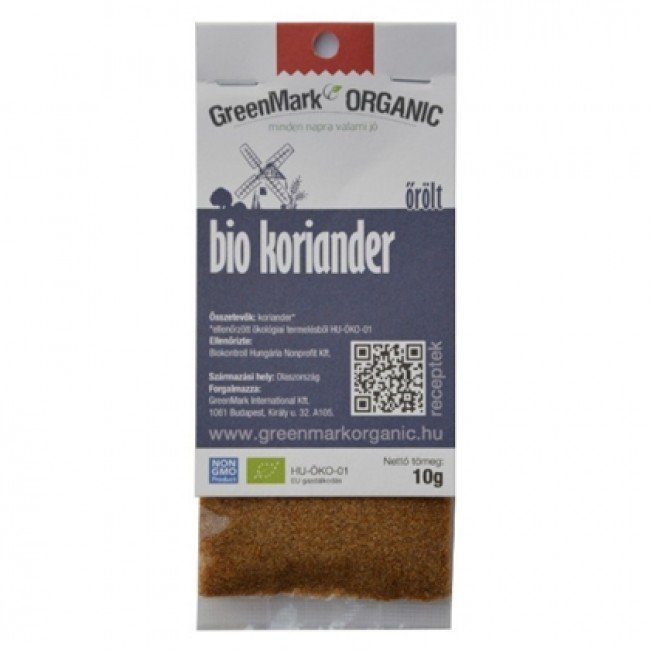Greenmark bio koriander őrölt 10g