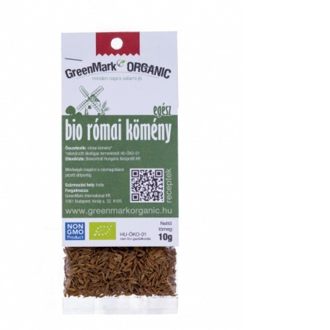 Greenmark bio római kömény egész 10g