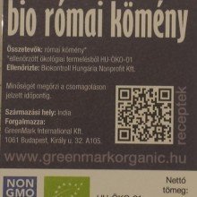 Greenmark bio római kömény őrölt 10g