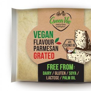 Greenvie növényi készítmény parmezán ízű, reszelt 100g