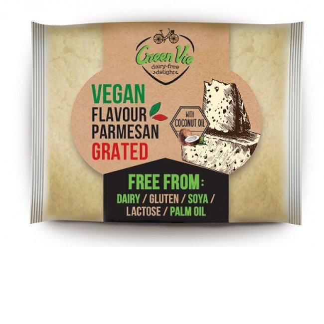 Greenvie növényi készítmény parmezán ízű, reszelt 100g