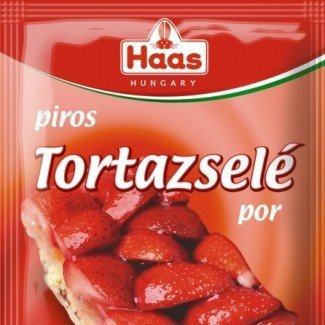 Haas natural tortazselé piros 11g