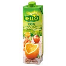Hello sárgarépa-narancs-alma 100% 1000ml