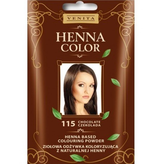 Henna color hajszinezőpor nr 115 csokoládé barna 25g