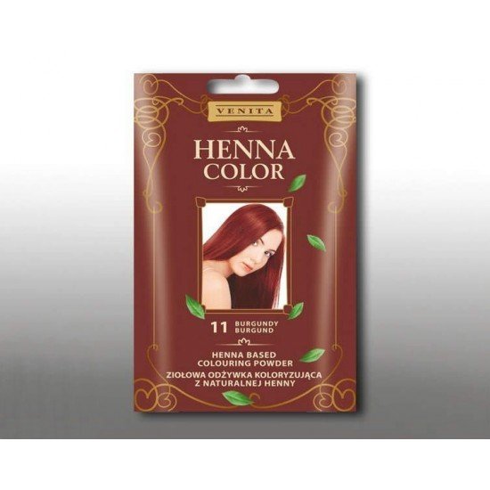 Henna color krémhajfesték nr 11 burgundi 75ml