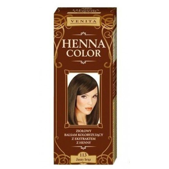 Henna color krémhajfesték nr 113 világosbarna 75ml