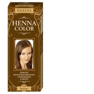 Henna color szinező hajbalzsam nr 114 aranybarna 75ml