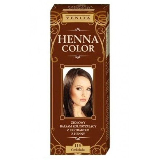 Henna color krémhajfesték nr 115 csokoládé barna 75ml
