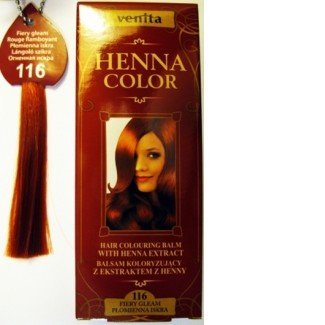 Henna color szinező hajbalzsam nr 116 tűzvörös 75ml