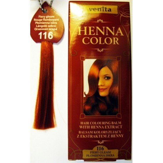 Henna color krémhajfesték nr 116 tűzvörös 75ml