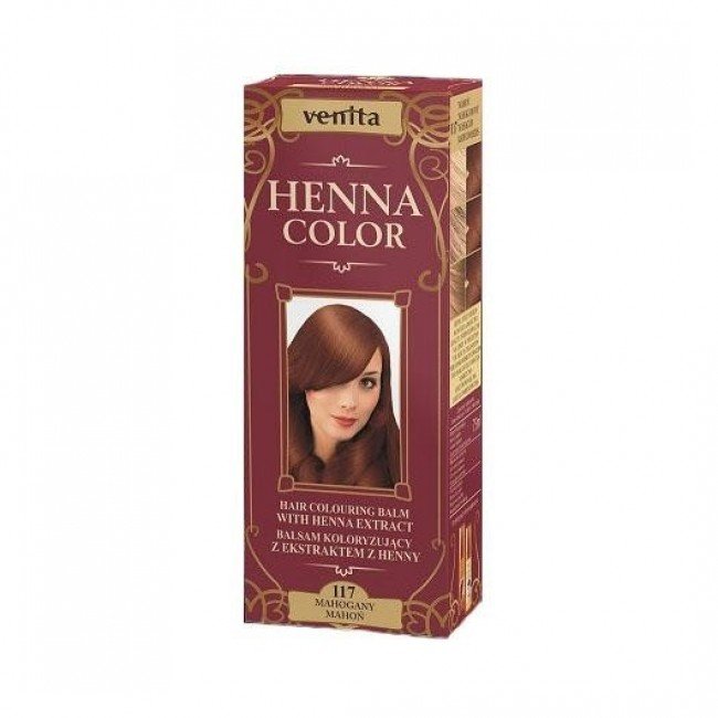 Henna color szinező hajbalzsam nr 117 mahagóni 75ml