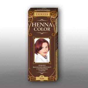 Henna color szinező hajbalzsam nr 12 meggyvörös 75ml