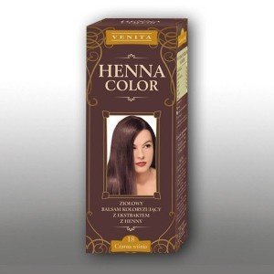 Henna color szinező hajbalzsam nr 18 fekete meggy 75ml
