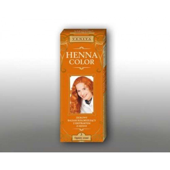 Henna color krémhajfesték nr 3 tűznarancs 75ml