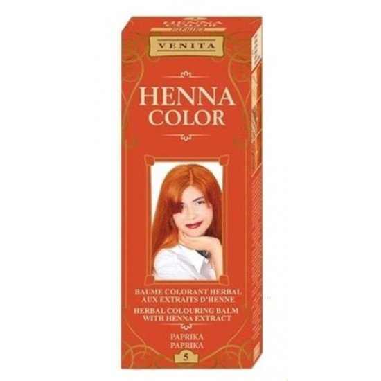 Henna color krémhajfesték nr 5 paprika vörös 75ml