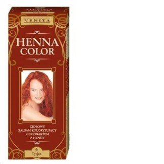 Henna color szinező hajbalzsam nr 6 tizian 75ml