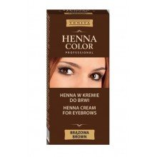 Henna color tartós szempilla és szemöldök krémfesték barna 15g