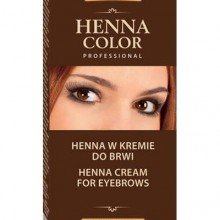 Henna color tartós szempilla és szemöldök krémfesték barna 15g