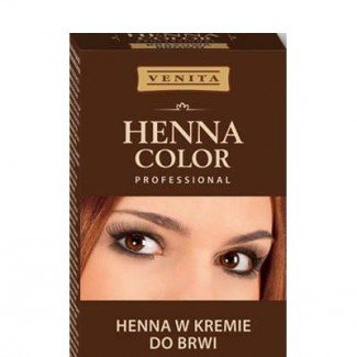 Henna color tartós szempilla és szemöldök krémfesték barna 15g