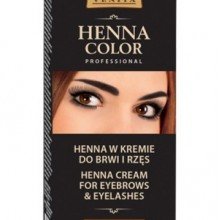 Henna color tartós szempilla és szemöldök krémfesték fekete 15g