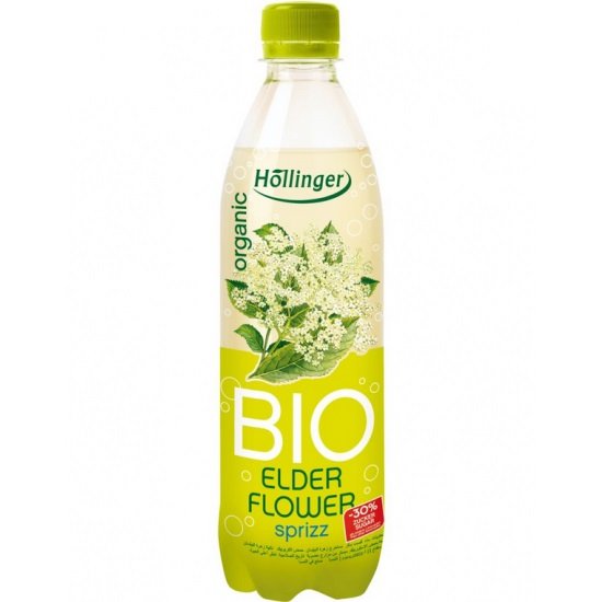 Höllinger bio gyümölcsfröccs bodzavirág 500ml