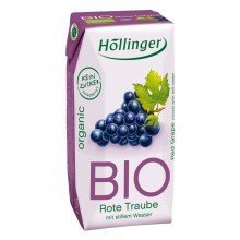 Höllinger bio gyümölcsital szőlő 200ml