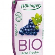 Höllinger bio gyümölcsital szőlő 200ml