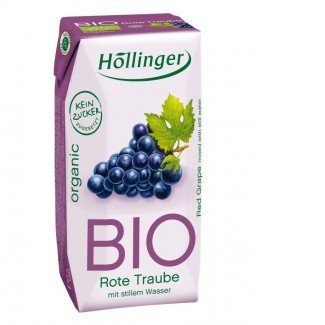 Höllinger bio gyümölcsital szőlő 200ml