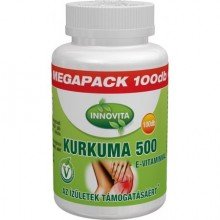 Innovita kurkuma 500e-vitaminnal 100db