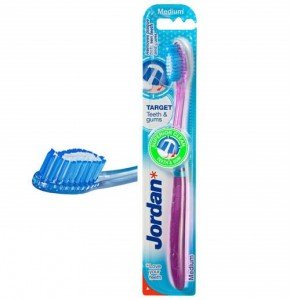 Jordan fogkefe target teeth-gums medium 1db Jordan fogkefe target teeth-gums medium 1db