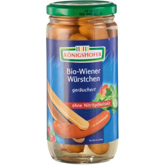 Königshofer bio virsli 6db 400g Königshofer bio virsli 6db 400g