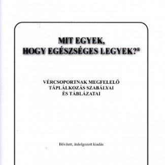 Könyv: mit egyek... Ab vércsoport 1db
