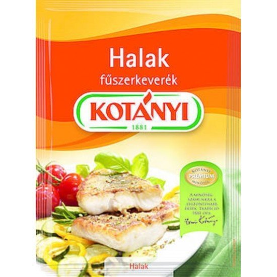 Kotányi könnyű konyha halak fűszerkeverék 25g