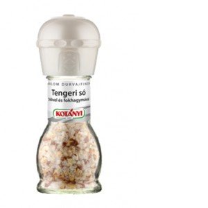 Kotányi tengeri só chilivel és fokhagymával malom 72g