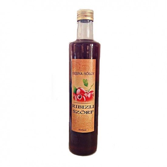Krisnavölgyi ribizli szörp 500ml