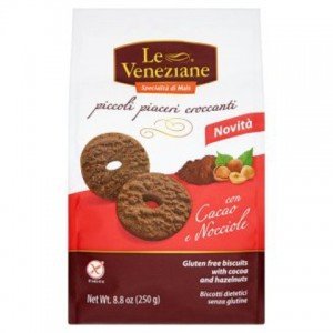 Le veneziane mogyorós és kakaós keksz 250g