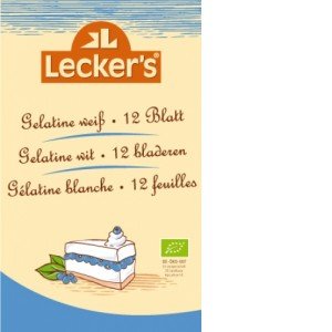 Leckers bio zselatinlap állati eredetű 12db Leckers bio zselatinlap állati eredetű 12db