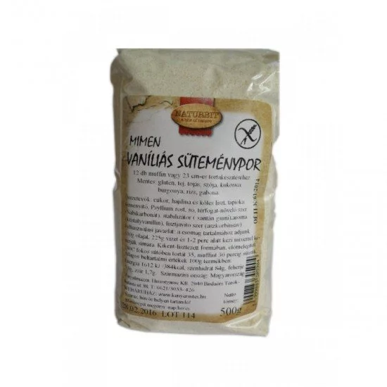 Mimen süteménypor vaníliás 500g Mimen süteménypor vaníliás 500g
