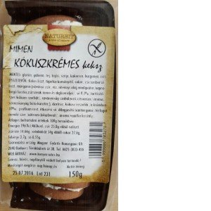 Mimen töltött keksz kókuszkrémes 150g