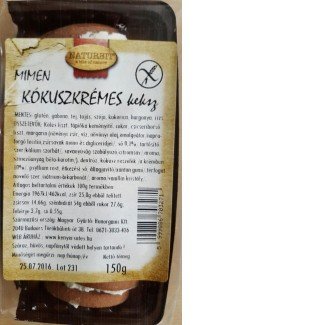 Mimen töltött keksz kókuszkrémes 150g