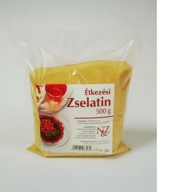 N&z étkezési zselatin 200 bloom 500g